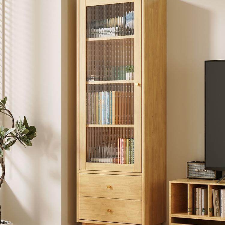 北欧实木书柜带玻璃门家用书橱简约现代储物柜客厅展示柜沙发边柜,畜牧/养殖物资,畜牧/养殖器械,淘宝优惠券,粉丝福利购,淘宝优惠卷