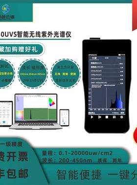 HP350UVS紫外光谱光度计手持无线光度色度测试辐度智能微型光谱仪