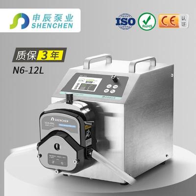 流量型N6-12L工业蠕动泵液晶屏显示伺服电机驱动静音大流量