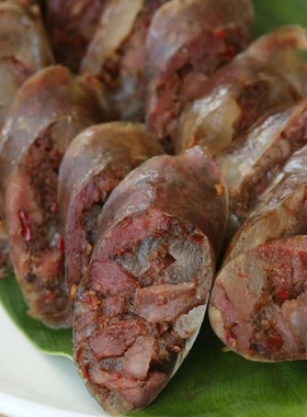 正宗云南麻辣香肠云南特产农家传统风味全猪肉腊肠100%纯猪肉风干