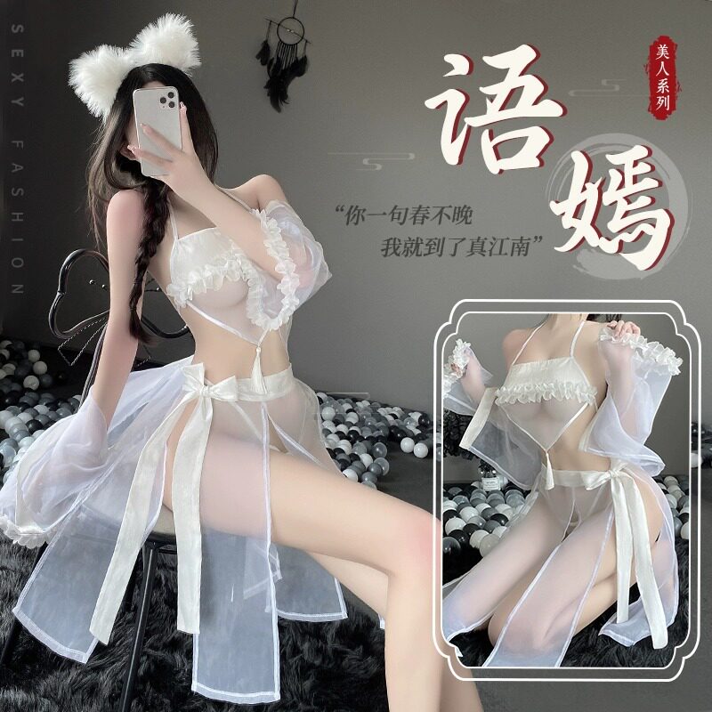 雪纺夏装两件式汉服长裙中国风女装2023改良旗袍复古洋装
