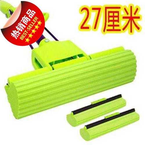 只卖拖把头吸水胶棉拖把免手洗家用卡槽加强型N碳钢杆送海绵00替