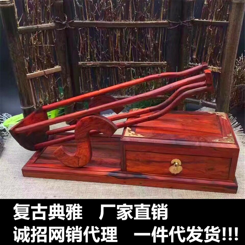 红酒架洋酒架餐桌摆件q红酸枝木家装中式古典红木工艺品家居收纳