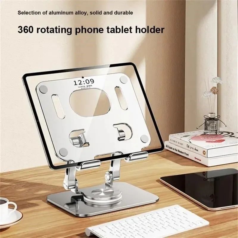 360 Tbablet Desk Mobile Phone Holder Stand Adjustable Alumin