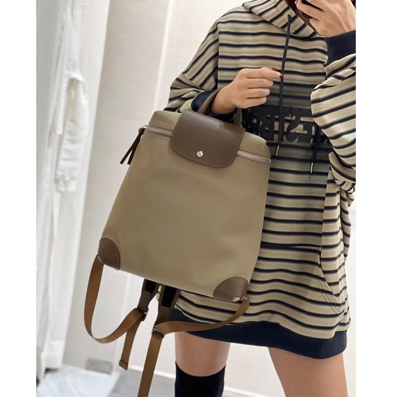 撞色时尚背包2025新款韩版双肩包防水牛津布配真皮学生书包电脑包,箱包皮具/热销女包/男包,双肩背包,淘宝优惠券,粉丝福利购,淘宝优惠卷