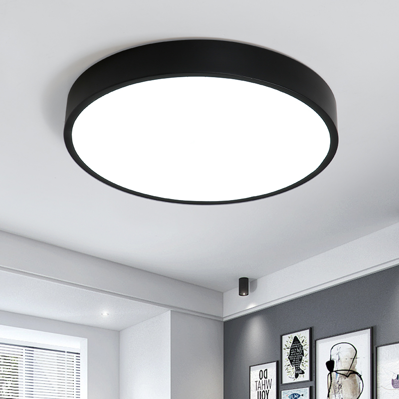 卧室灯餐厅灯 现代简约创意大气圆形客厅阳台灯北欧灯具LED吸顶灯