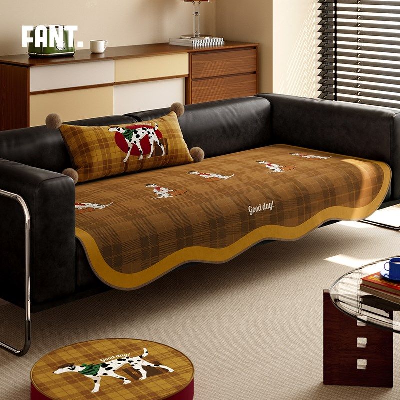 猎犬巡游记高级感沙发垫四季通用沙发巾2025新款固定防滑沙发盖布,居家布艺,沙发垫,淘宝优惠券,粉丝福利购,淘宝优惠卷