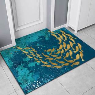 3d立体地垫门厅入户门内家用踩脚进门走廊过道地毯加厚防滑吸水垫
