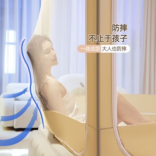 遮光防蚊家用蚊帐两用门帘A类母婴2024防摔防尘保暖加粗支架加密