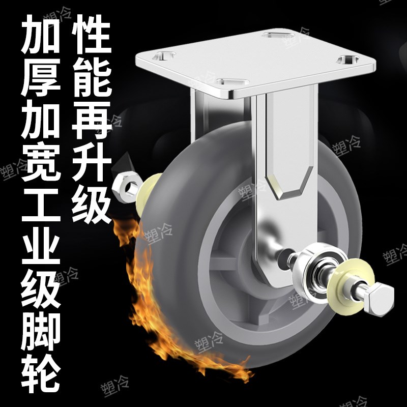 一体加厚钢板平板车搬运车大载重工厂手推车工地高载重多款式板车