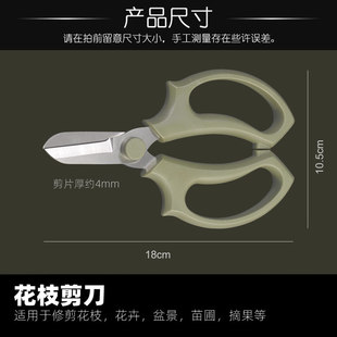 花卉剪园艺修枝剪果树枝剪刀剪树枝园林省力修花摘果家用强力剪子
