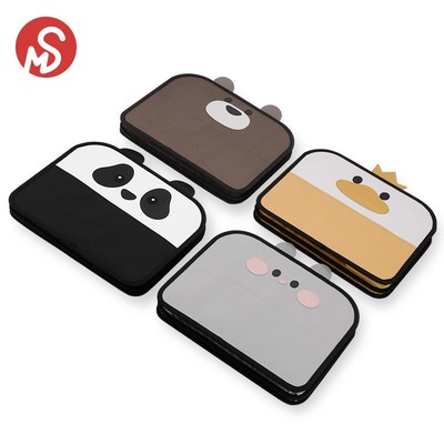 汽车后备箱收纳箱车用可折叠整理箱大容量车载储物盒车内卡通装饰