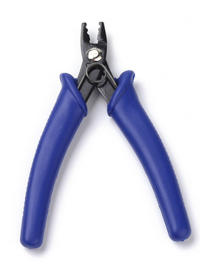 新款夹定位珠专用钳深蓝色碳钢钳子 diy手工制作首饰珠宝饰品工具