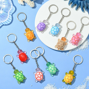 网红夜光小乌龟挂件微景观创意diy饰品 个性钥匙扣包包车载小挂饰