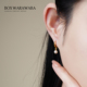 BOX WARAWARA原创银耳环女小众设计高级轻奢百搭精致仿珍珠耳饰