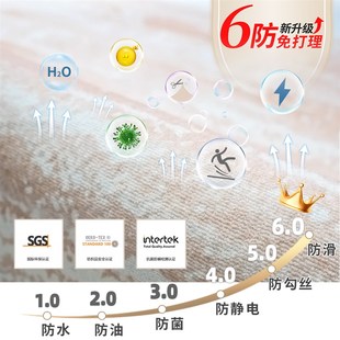 现代简约奶油风地毯客厅轻奢家用地毯茶几垫卧室房间地垫防水地毯