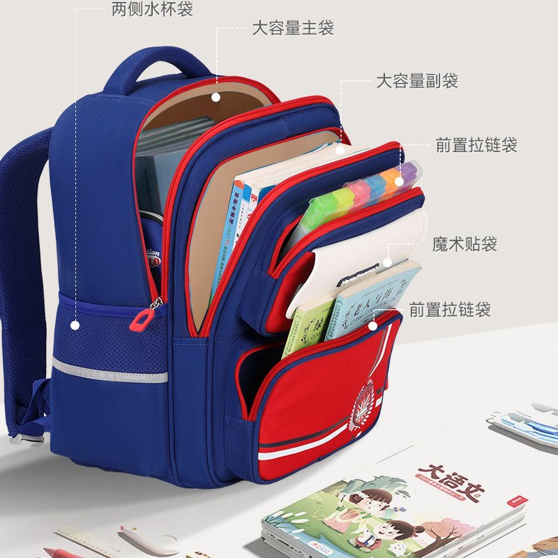 2025新款小学生书包男减负护脊一三到六年级儿童双肩女英伦风揹包