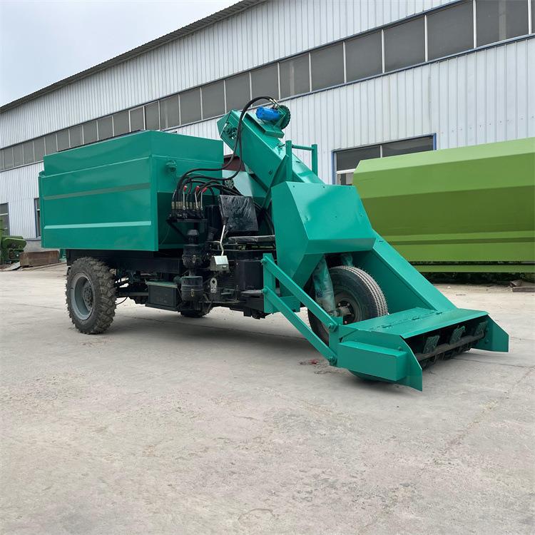 25马力柴油清粪车牛圈自动出粪车三轮牛粪拾粪机移动收粪运输车