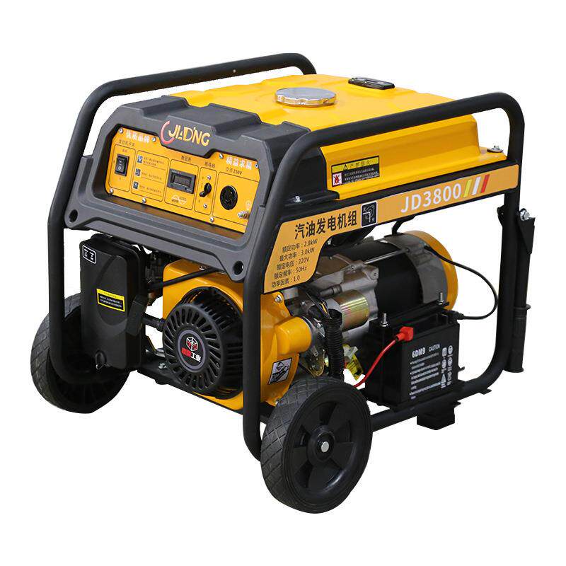 重庆制造汽油发电机3KW5KW8KW10KW220V380V110V带扶手轮子电启动