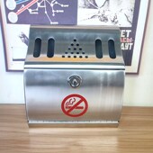 户外不锈钢捆绑式 D烟蒂柱吸烟区灭烟缸烟头垃圾 烟灰柱电杆挂壁式