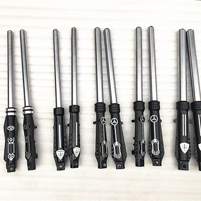 电动三轮车配件前减震器液压减震避震器前叉减震太子款通用加粗