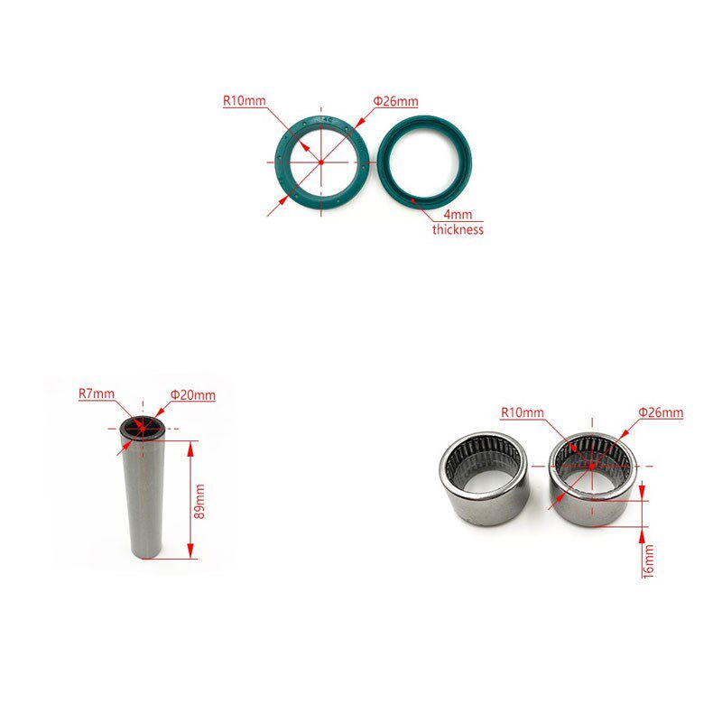 越野摩托车克维斯K16K18平叉轴承连杆摇臂保养衬套油封轴承后悬挂