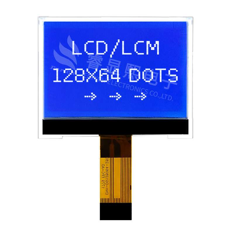 仪器仪表液晶屏睿显熙厂家直销LCD点阵屏模组2.4寸128x64显示屏