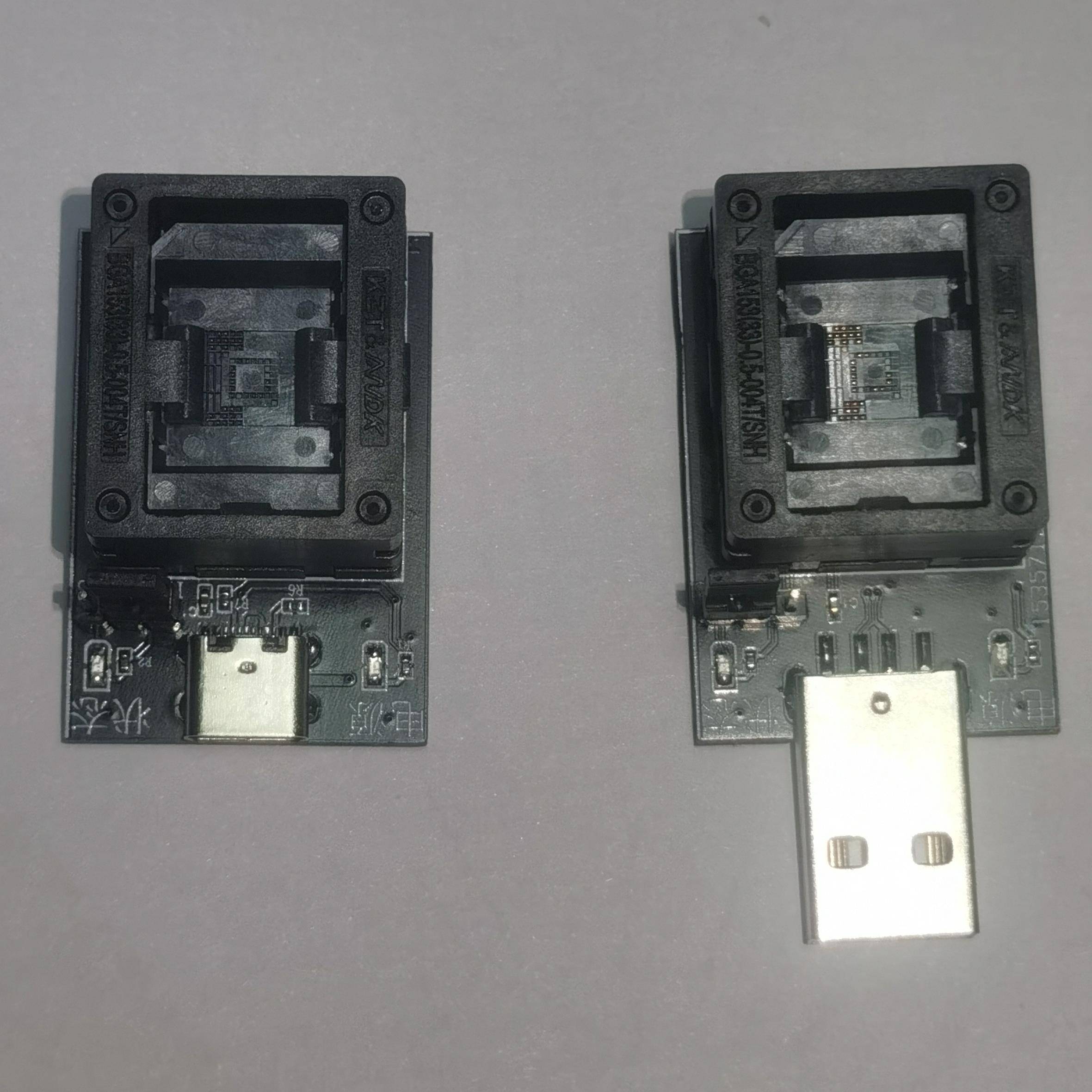 Emmc编程器，emmc153烧录座转usb2.0,数据恢复，小度字库读写