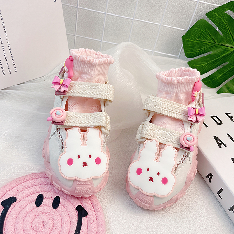 2023新款女童凉鞋夏季儿童网面运动沙滩鞋女包头软底炸街外穿夏款