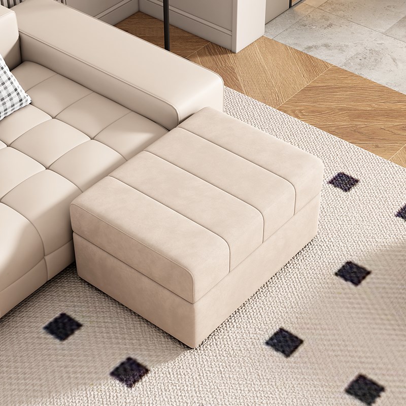 客厅换鞋收纳凳储物脚踏沙发边加长单个长条沙发凳搁脚方形矮凳子