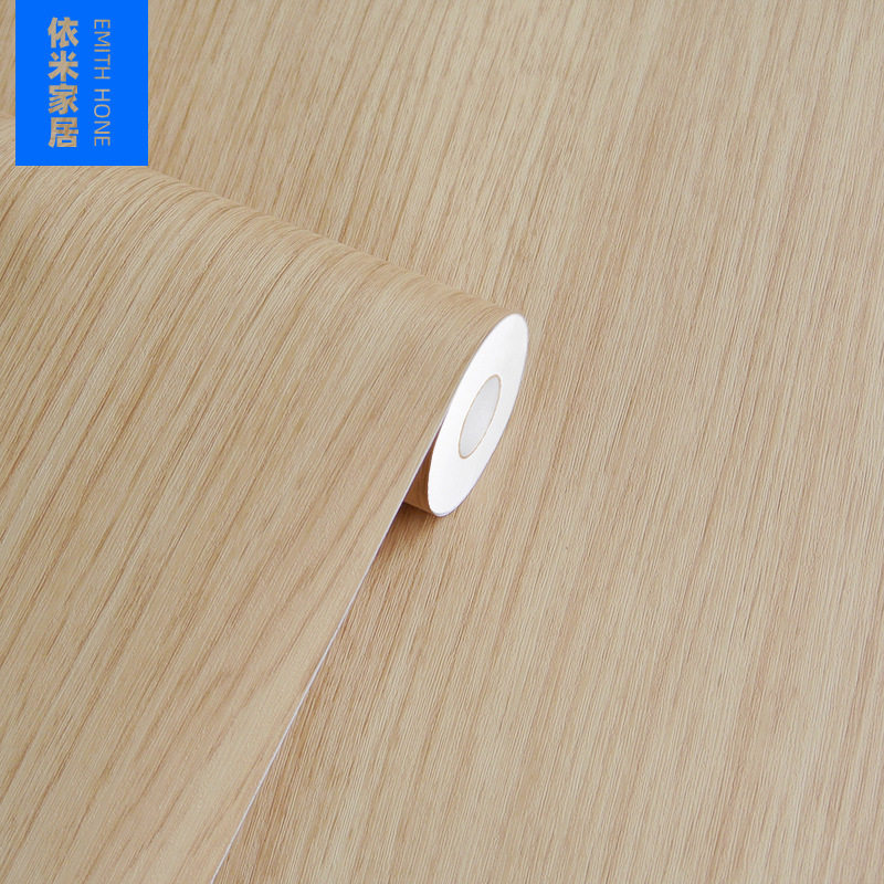 韩版PVC木纹贴纸自粘墙纸壁纸展柜家具翻新加厚导气槽贴膜HMD9064