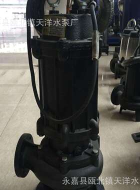 直销WQ无堵塞潜水排污泵50WQ10-10-0.75