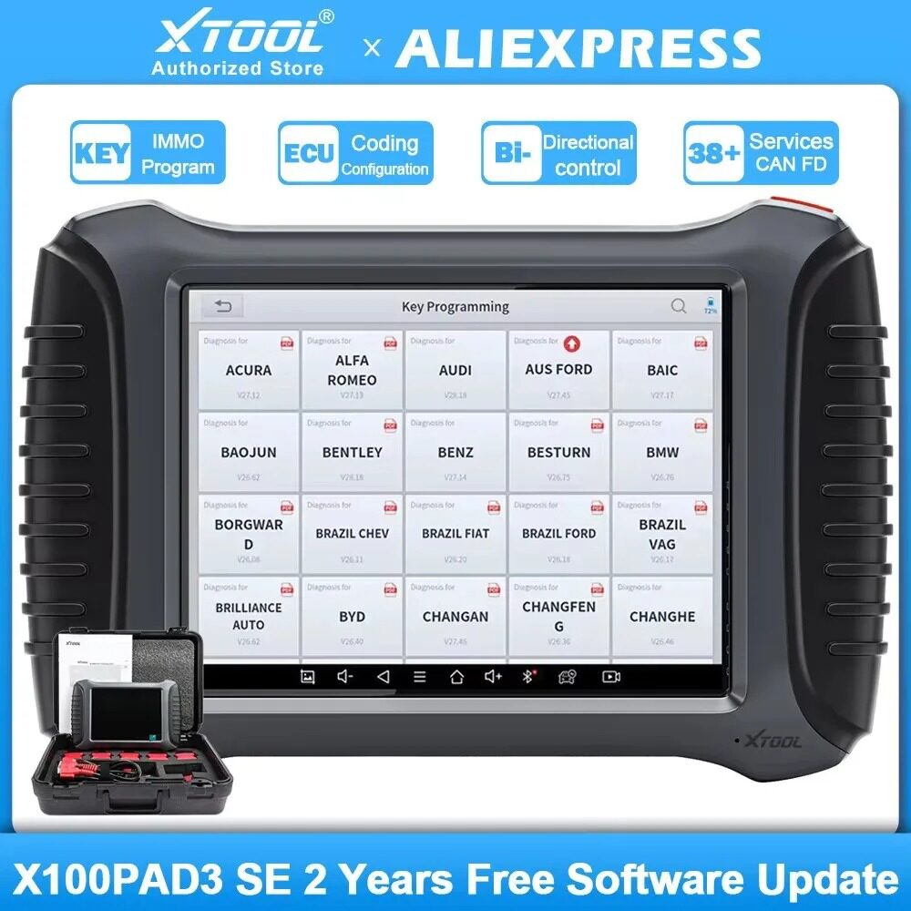 XTOOLX100PAD3SEKeyProgrammerAllKeyLostIMMOLearn