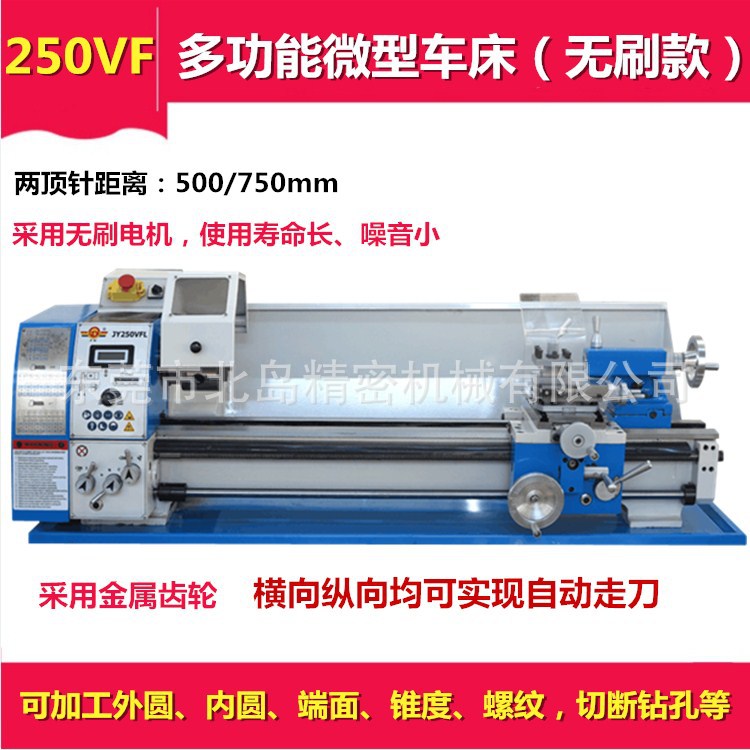 250VF微型多功能双杠台式车床