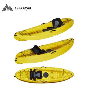 滚塑皮划艇单人平台舟皮筏艇单人艇休闲艇漂流艇救生皮划艇