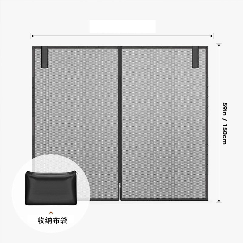 通用汽车尾门防蚊纱窗防晒透气