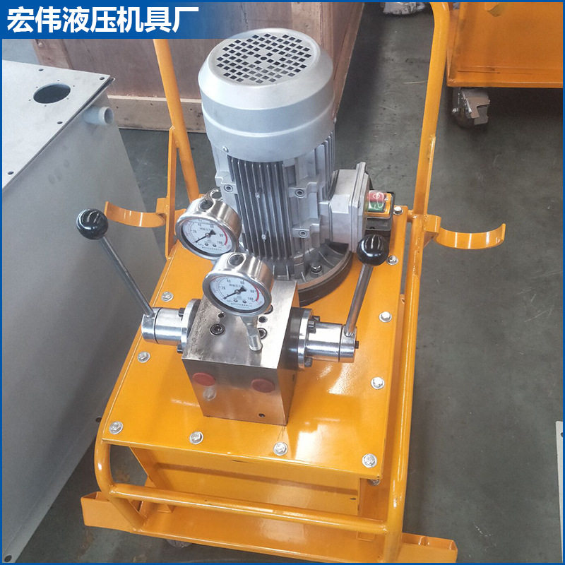 来图设计加工多油路轻型超高压电动泵建筑静载压力测试试压油泵