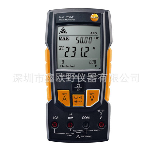 德图760-2数显有效值万用表