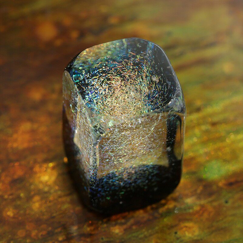 高端茶器玻璃星空斑斓盖置新中式紫砂壶盖托琉璃壶承茶宠茶道配件
