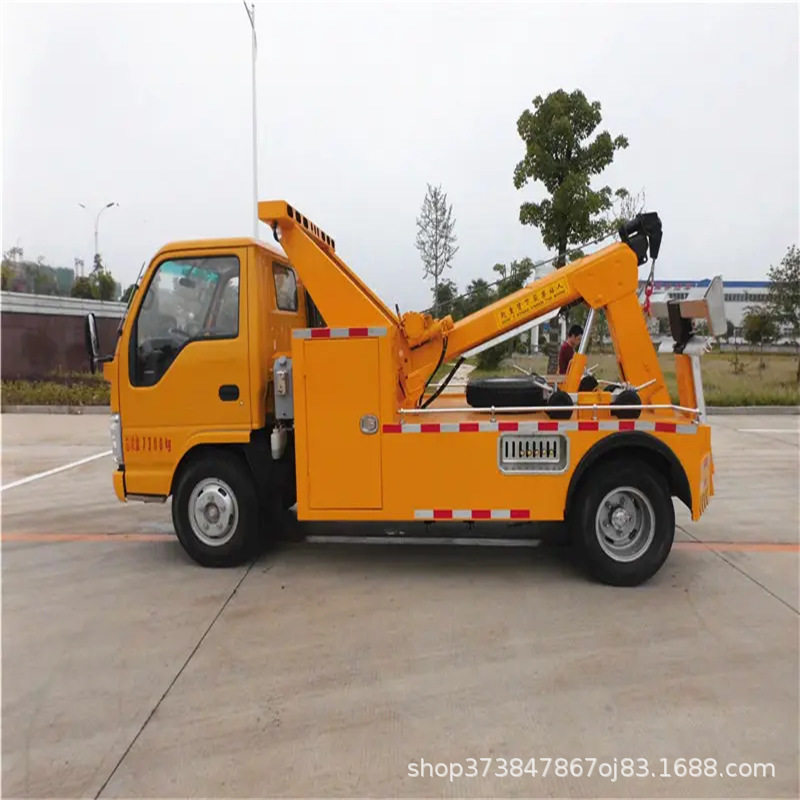 五十铃600P拖吊联体道路清障车