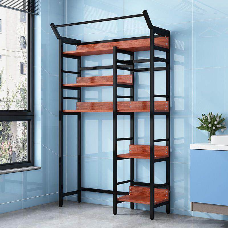 多功能洗衣机置物架滚筒翻盖洗衣机上方架子卫生间阳台落地收纳架