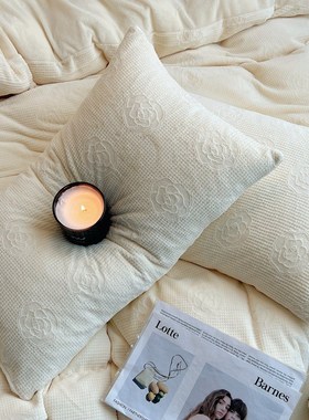 牛奶绒四件套侘寂inqs风纯色小香风4件套少女宿舍家纺保暖冬款