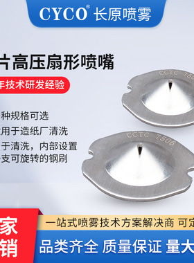 薄片高压扇形喷嘴CCTC不锈钢纽扣喷嘴高压清洗卡扣碟片式造纸喷嘴