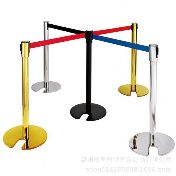 不锈钢一米线栏杆伸缩隔离带排队护栏警戒线围栏U型可叠式2米