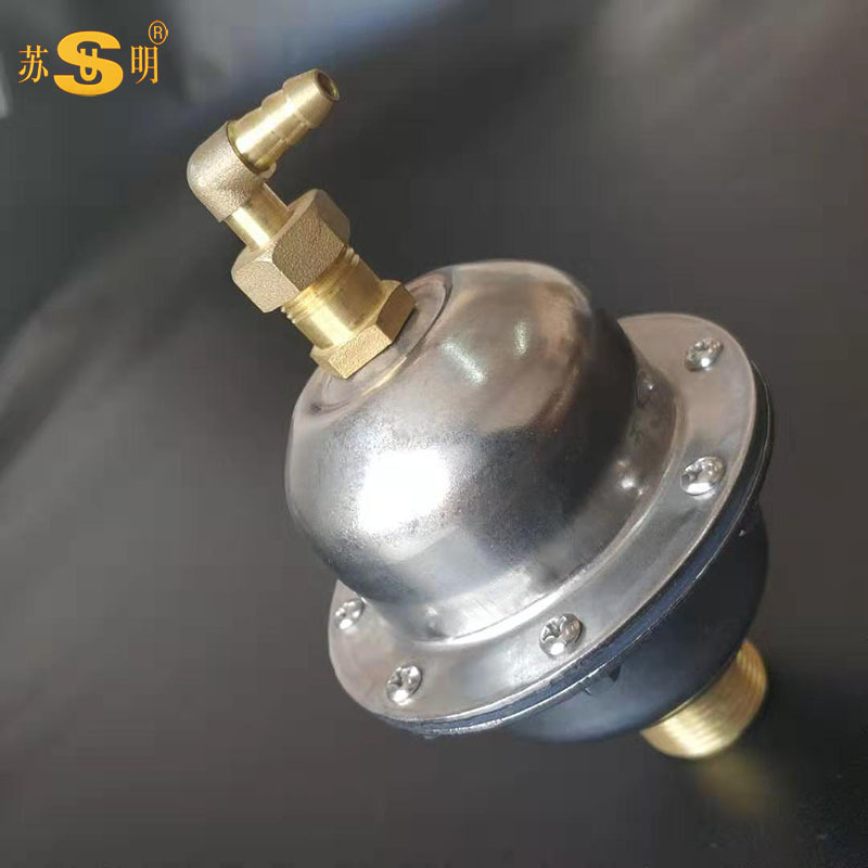 苏明 暖气大排量自动排气阀4分6分1寸  新型304外丝不锈钢排气阀
