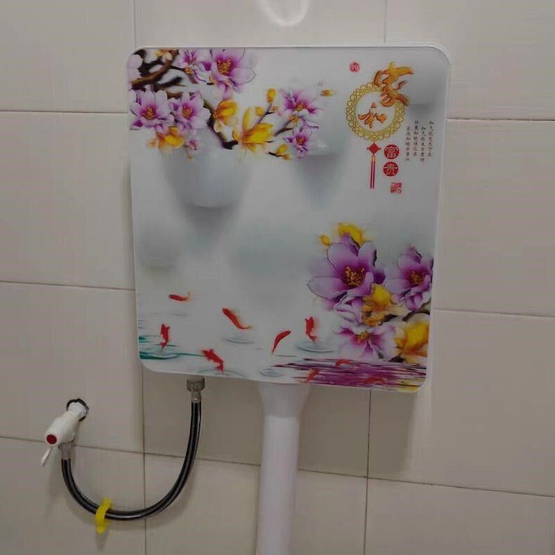 马桶蹲便器c套装卫生间家用加厚大冲力挂墙冲水箱厕所【高品质】