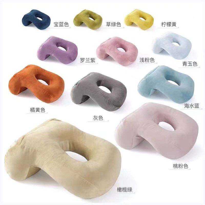 美容院趴枕脸垫头枕u型枕头按摩床I推拿床家用床趴趴枕洞枕