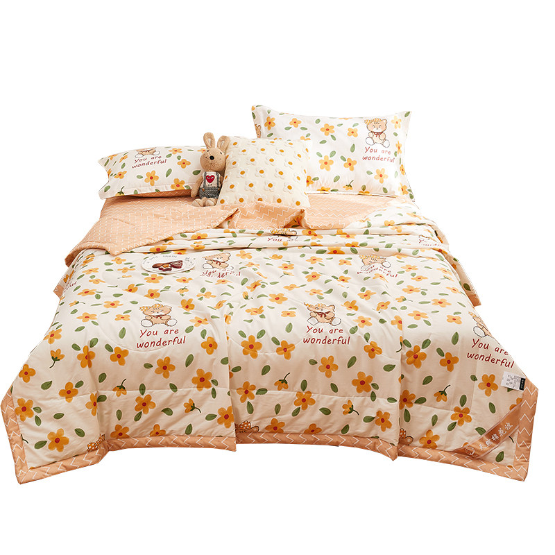 全棉夏凉被空调被纯棉夏季可机洗水洗棉花夏被儿童春秋薄被子被芯,床上用品,化纤被,淘宝优惠券,粉丝福利购,淘宝优惠卷
