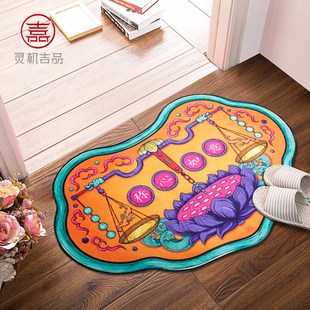 家用进门 灵机生活馆称心如意地垫子易w清洗厨房吸水地毯卧室客厅