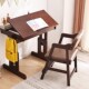 儿童学习椅矫正坐姿写字椅调节升降书桌椅小学生实木靠背椅